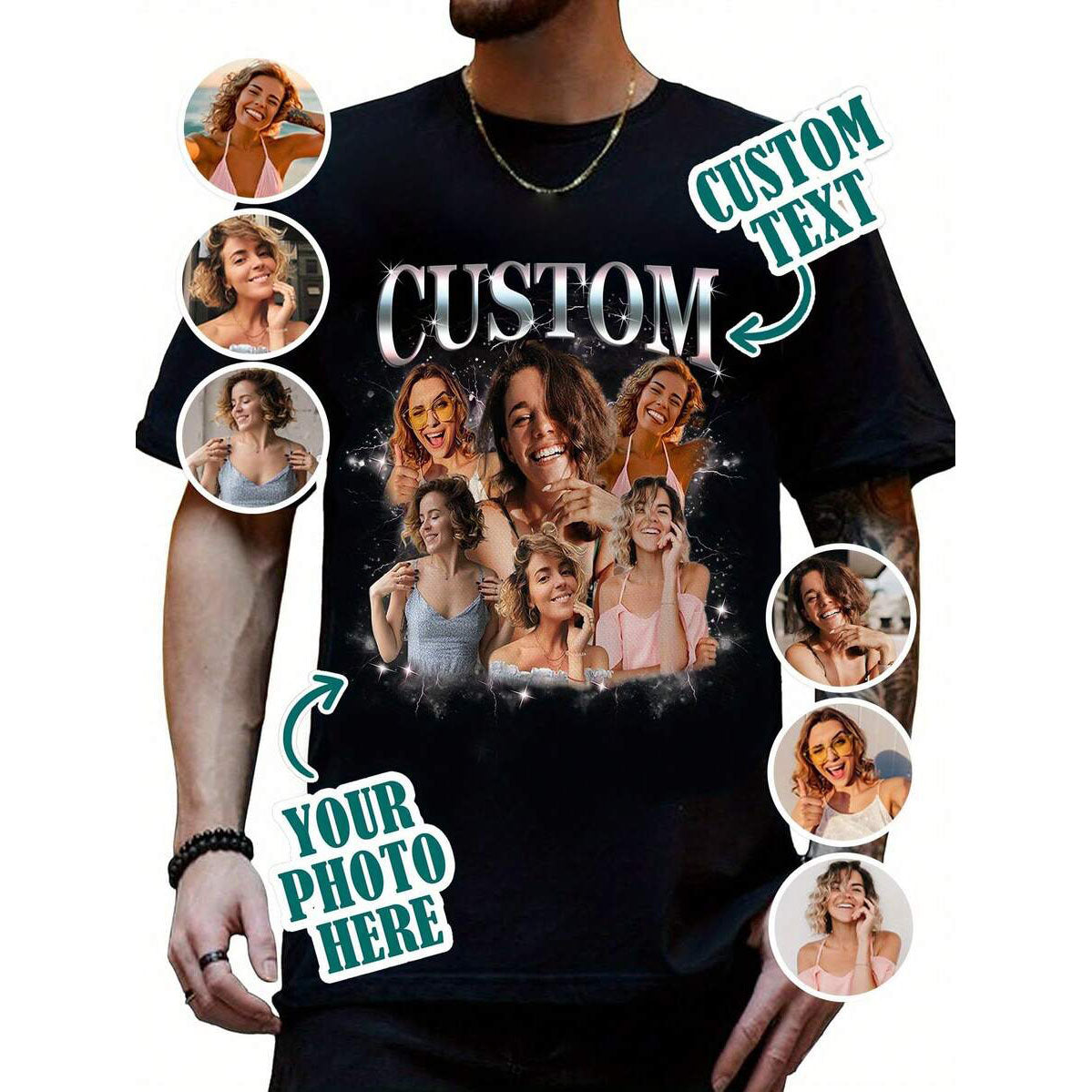 Personalized Everyday T-Shirt – Gift for Him or Her